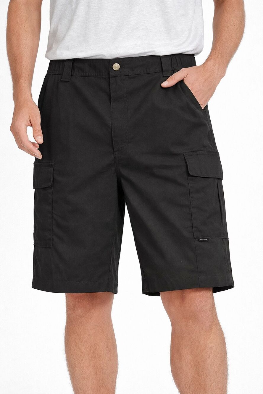 Tru-Spec Tactical Cargo Shorts Mens 46 Black Utility Military Workwear Casual